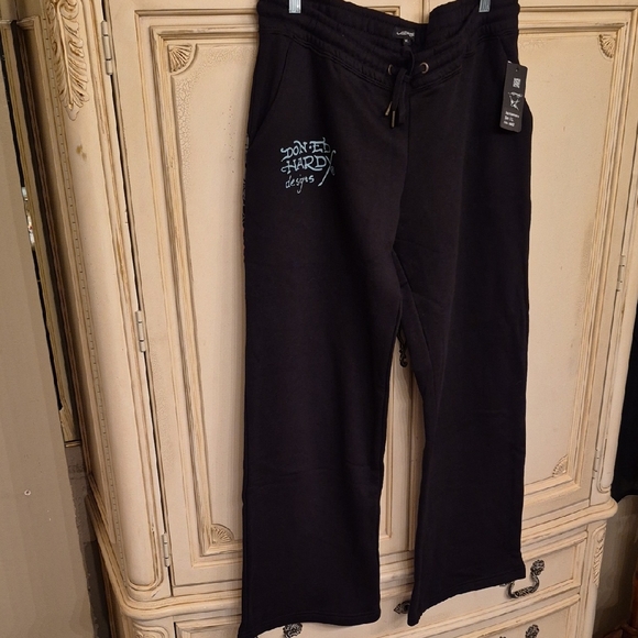 Ed Hardy Mary Sweatpants - wide leg - Picture 2 of 6
